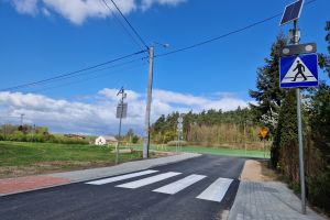 Przebudowana droga w sołectwie Lisewo