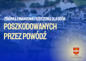 Plakat - zbiórka rzeczowa i finansowa