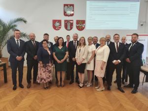 Wójt Marek Ryłowicz, Skarbnik Aleksandra Laskowska oraz Radni Rady Gminy