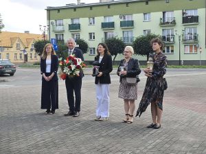 Wójt Marek Ryłowicz, Skarbnik Aleksandra Laskowska oraz przedstawiciele Urzędu Miasta Golubia-Dobrzynia