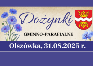 Dożynki Gminno-Parafialne - plakat