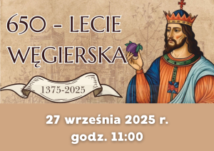 Plakat uroczystości