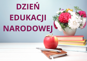 Dzień Edukacji Narodowej - napis