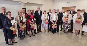 Medale za Długoletnie Pożycie Małżeńskie - zdjęcie grupowe
