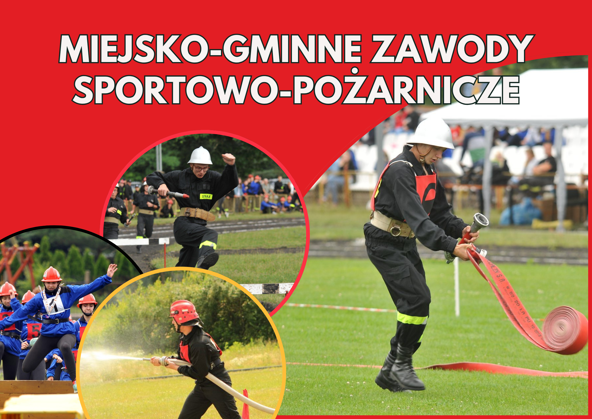 Miejsko-Gminne Zawody Sportowo-Pożarnicze - plakat