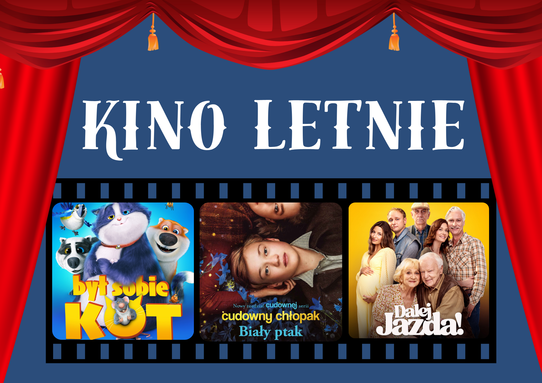 Kino letnie w Ostrowitem! - plakat